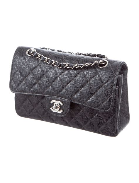 chanel caviar bag pouch|2019 Medium Classic Caviar Double Flap shoulder bag.